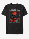 ZOOT.Fan Schwarzes Unisex-T-Shirt Marvel New Number