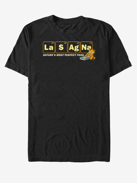 ZOOT.Fan Schwarzes Unisex-T-Shirt Nickelodeon Lasagna Periodic