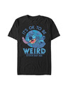 ZOOT.Fan Schwarzes T-Shirt Disney Ok Weirdo