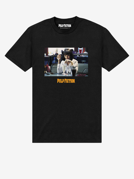 ZOOT.Fan Schwarzes Unisex-T-Shirt ZOOT.Fan Pulp Fiction Mia Wallace