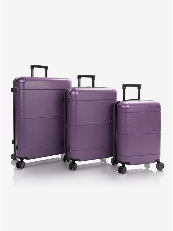 Heys Set aus drei Heys Zen S,M,L Lila Reisekoffern