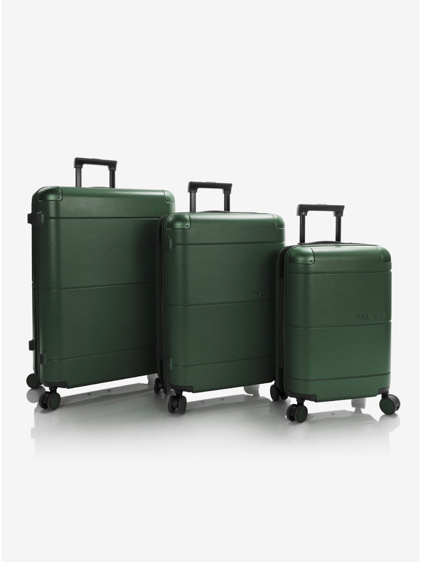 Heys Set aus drei Reisekoffern Heys Zen S,M,L Grün