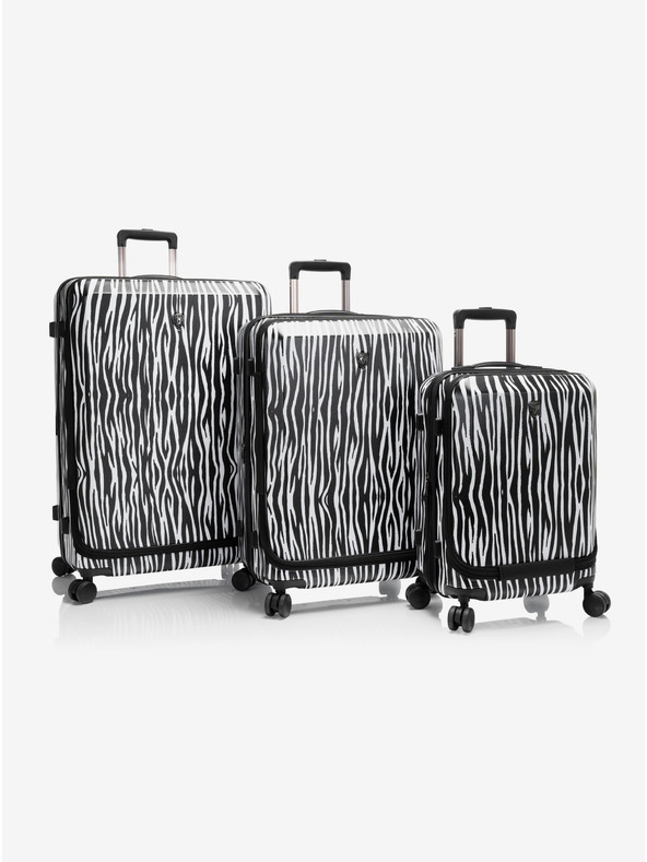 Heys 3-teiliges Reisekofferset Heys EZ Fashion S,M,L Zebra