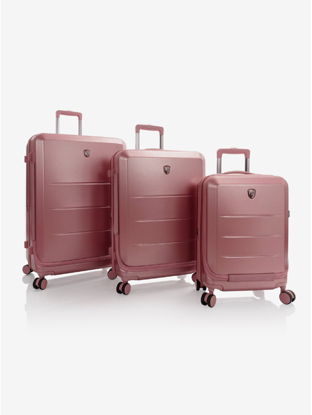 Heys 3-teiliges Reisekofferset Heys EZ Fashion S,M,L Roségold