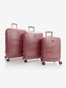 Heys 3-teiliges Reisekofferset Heys EZ Fashion S,M,L Roségold