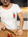 ZOOT.Original Weißes Damen ZOOT Original Chilli Pepper T-Shirt