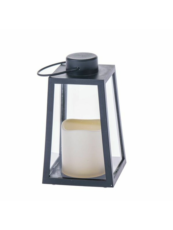 Casa de Engel Plastische Laterne mit LED-Kerze, 0/12