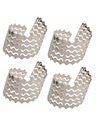 Casa de Engel Metall-Serviettenringe - 4er Set, 12/72