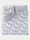 Kvalitex Französische Baumwollbettwäsche PROVENCE COLLECTION 220x200, 70x90cm MONTERA grau