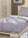 Kvalitex Französische Baumwollbettwäsche PROVENCE COLLECTION 220x200, 70x90cm MONTERA grau
