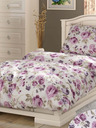 Kvalitex Französische Baumwollbettwäsche PROVENCE COLLECTION 240x200, 70x90cm Daniela lila