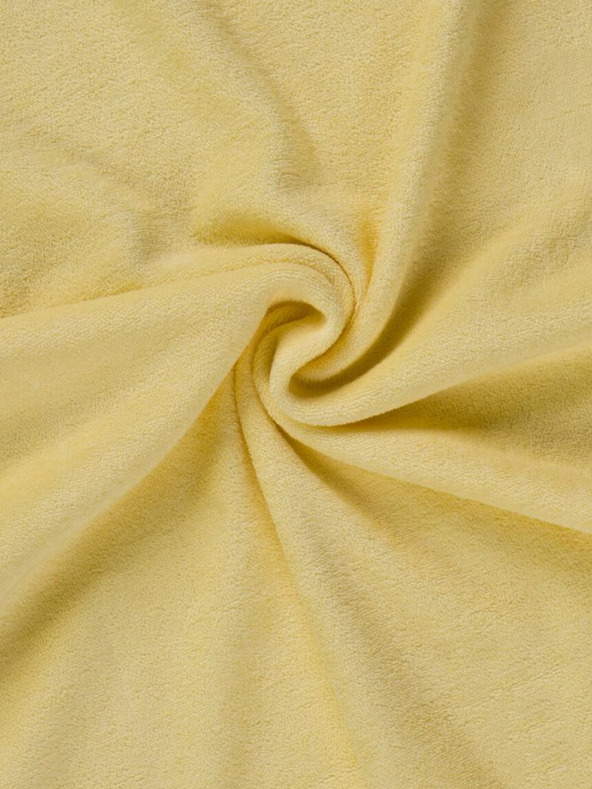 Kvalitex Frottee-Bettlaken 120x200cm cremefarben Kvalitex