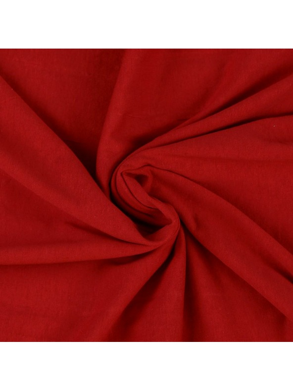 Kvalitex Jersey-Spannbettlaken 140x200cm rot Kvalitex