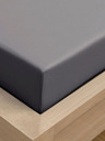 Kvalitex Jersey Laken mit Lycra Einzelbett 90x200cm dunkelgrau Kvalitex