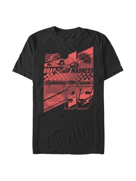 ZOOT.Fan Schwarzes Herren Pixar Layered McQueen T-Shirt