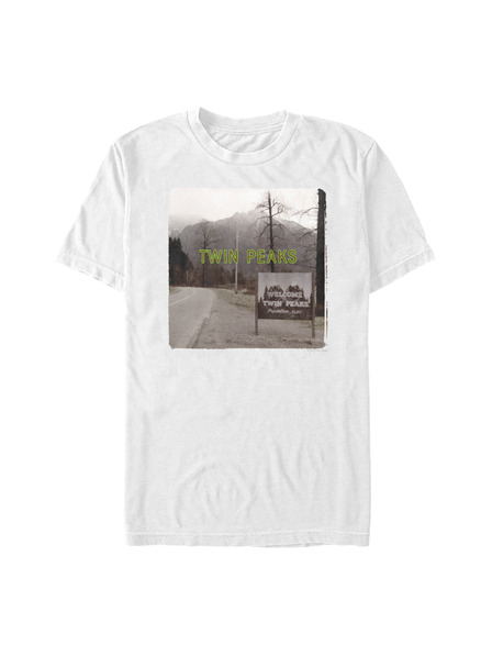 ZOOT.Fan Weißes Herren T-Shirt mit Paramount-Zeichen