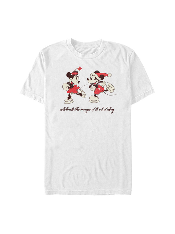 ZOOT.Fan Weißes Herren Disney Vintage Holiday Skaters T-Shirt