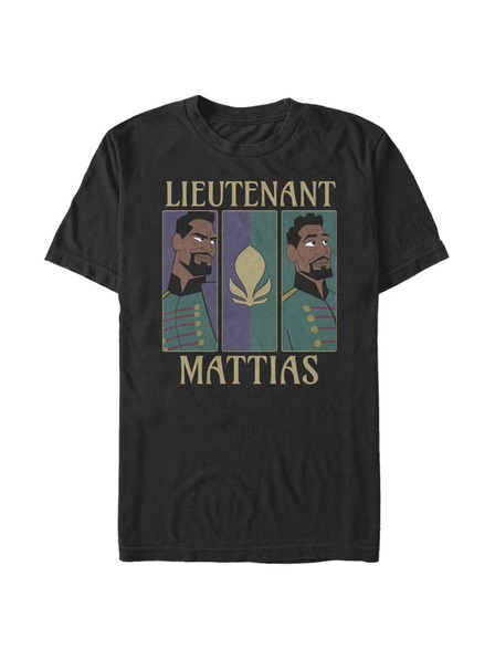ZOOT.Fan Schwarzes Herren T-Shirt Disney Leutnant Mattias