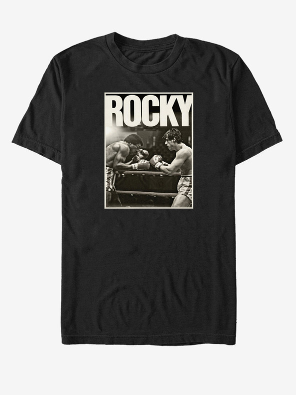 ZOOT.Fan Schwarzes Unisex-T-Shirt ZOOT.Fan Rockey Close Boxing