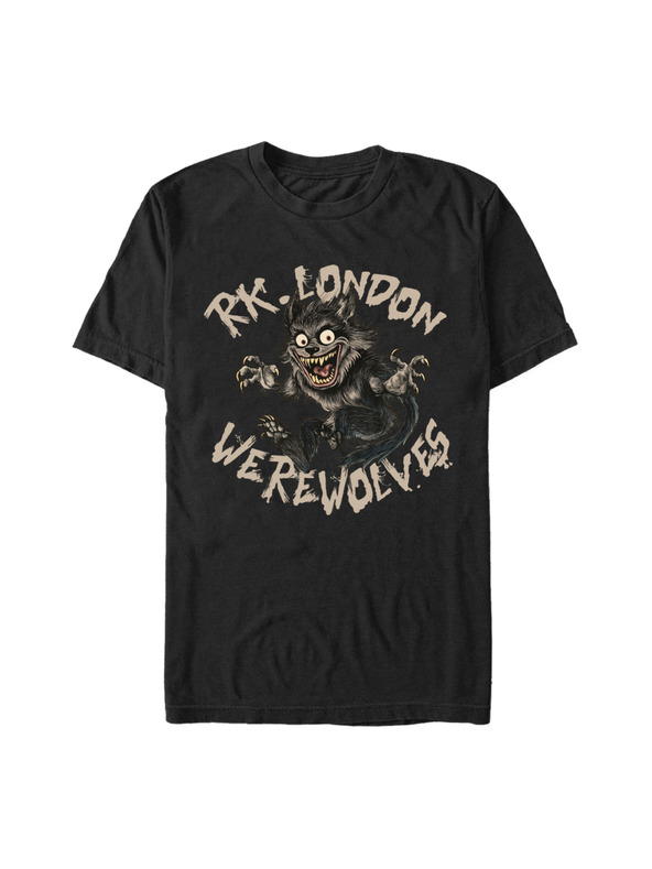 ZOOT.Fan Schwarzes RK London Wild Wolves T-shirt
