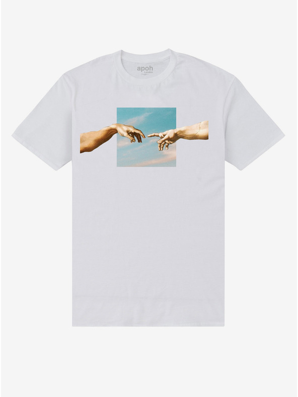 ZOOT.Fan Weißes T-Shirt apoh London apoh Michelangelo Die Schöpfung