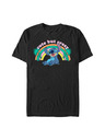 ZOOT.Fan Schwarzes T-Shirt Disney Kawaii Stitch