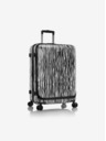 Heys Schwarz-weißer Reisekoffer mit Tiermuster Heys EZ Fashion M Zebra