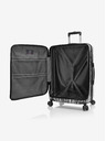 Heys Schwarz-weißer Reisekoffer mit Tiermuster Heys EZ Fashion M Zebra