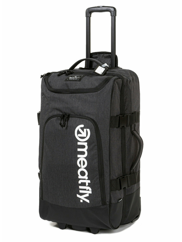 Meatfly Meatfly Koffer Contin Heather Charcoal/Black | Schwarz | Volumen 100 L