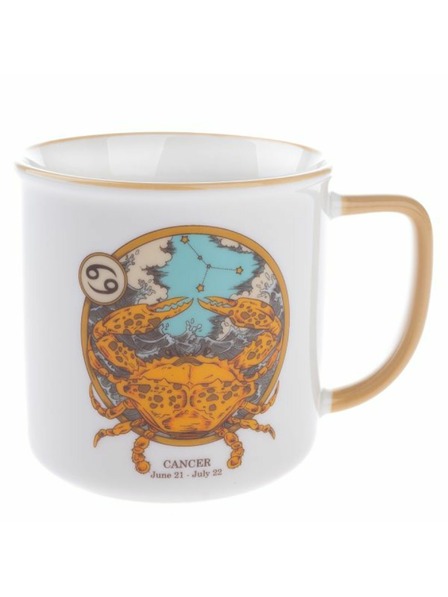 Casa de Engel Porzellanbecher, Sternzeichen - Krebs, 460ml, 6/36