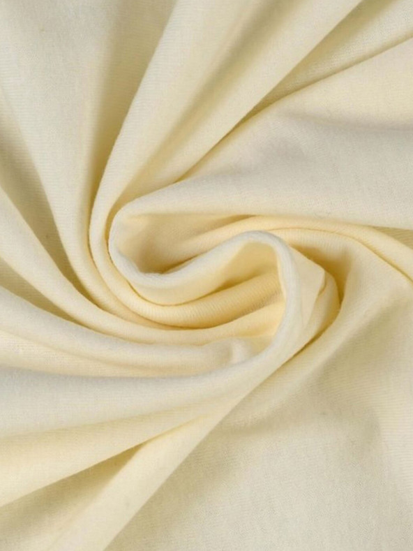 Kvalitex Jersey Einzelbettlaken 140x200cm Off-White