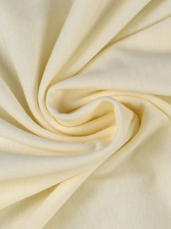 Kvalitex Jersey Einzelbettlaken 120x200cm cremefarben