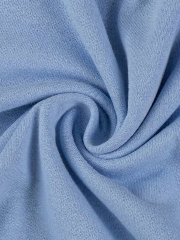 Kvalitex Jersey Bettlaken für Doppelbett 220x200cm hellblau