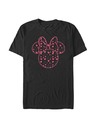 ZOOT.Fan Schwarzes Herren T-Shirt Disney Minnie Hearts Fill