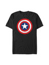 ZOOT.Fan Schwarzes Herren Marvel Captain Classic T-Shirt