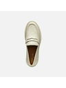 Geox Cremefarbene Damen-Mokassins Geox Spherica EC1