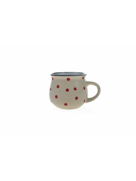 Casa de Engel Keramische Tasse mit Punkten, 230ml, 12/48
