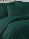 Kvalitex Satin-Bettwäsche LUXURY COLLECTION 140x200, 70x90cm dunkelgrün