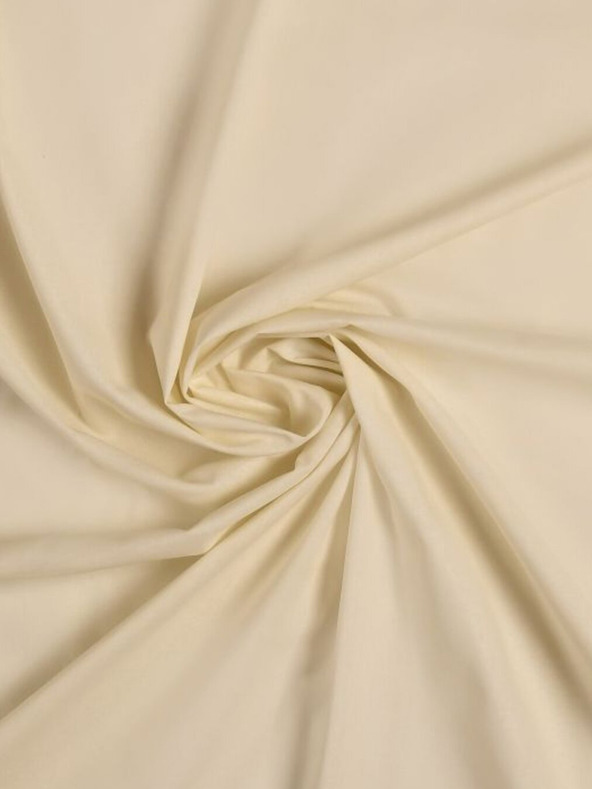 Kvalitex Baumwoll-Spannbettlaken 90x200cm creme Qualitex