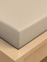 Kvalitex Baumwoll-Spannbettlaken 90x200cm creme Qualitex
