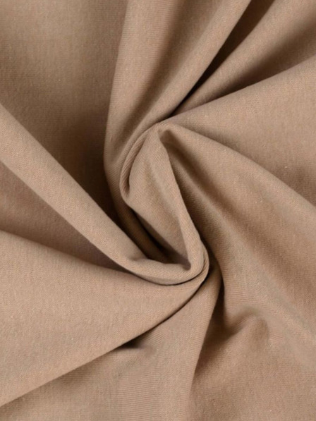 Kvalitex Jersey-Spannbettlaken 140x200cm hellbeige