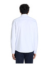 Celio Weißes Herrenhemd Celio Lajersey