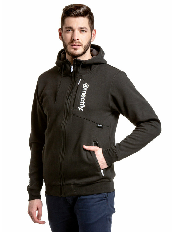 Meatfly Meatfly Herren-Funktionssweater Lightyear Black | Schwarz | Größe