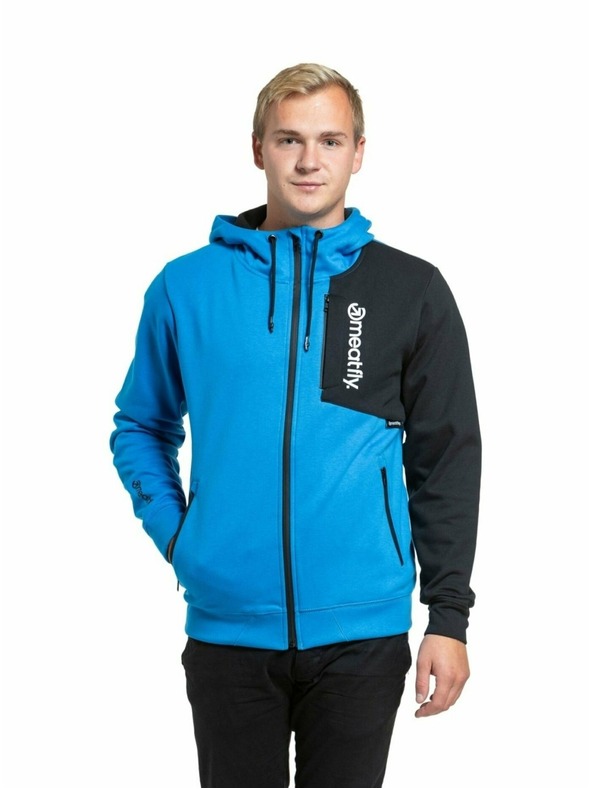 Meatfly Meatfly Herren-Funktionssweater Lightyear Bright Blue | Blau | Größe