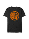 ZOOT.Fan Schwarzes Herren T-Shirt Marvel Hulk Orange