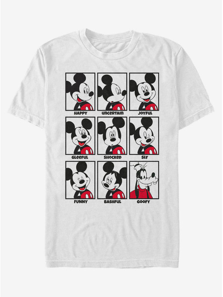 ZOOT.Fan Weißes Herren Disney Mickey Mood T-Shirt