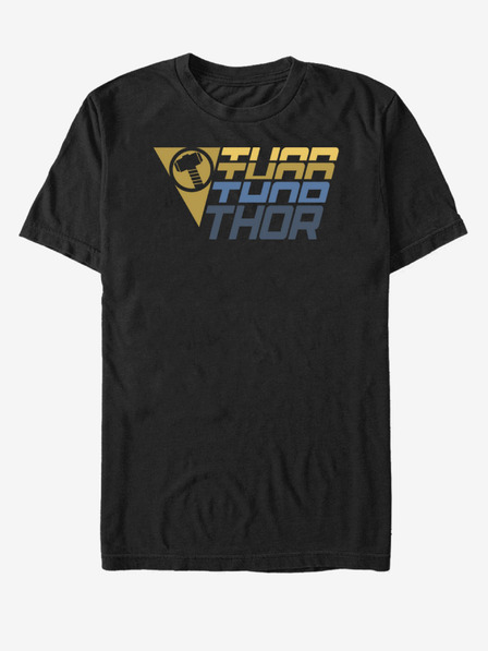 ZOOT.Fan Schwarzes unisex Marvel Thor Sport T-shirt