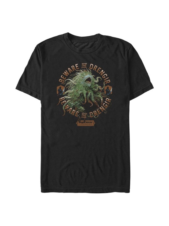 ZOOT.Fan Schwarzes Herren-T-Shirt Star Wars Beware Drengir