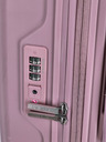 Travelite Rosa Damen Travelite Elvaa 4w M Rosé Reisekoffer