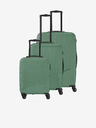 Travelite Dreier-Set Travelite Bali S,M,L Grün Reisekoffer